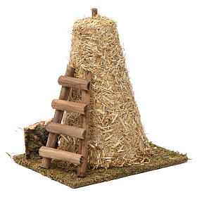 Straw stack 8-10 cm, Nativity Scene setting 20x10x15