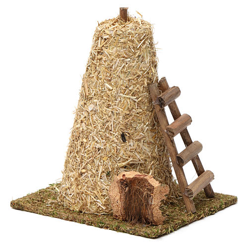 Straw stack 8-10 cm, Nativity Scene setting 20x10x15 3
