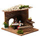 Cellar with farmers 20x20x20 cm for Nativity Scene 9-10 cm s3