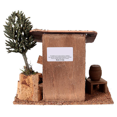 Drinker 9-10 cm, Nativity Scene setting 20x20x15 4