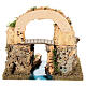 Stone arch, bridge on a river 20x30x20 cm s4