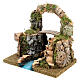 Modular river part with arch and bridge 20x30x20 cm s2