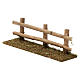 Wooden fence 5x20x5 cm for Nativity Scene 7-8 cm s2