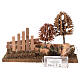 Tree-lined lake with lights for Nativity Scene 9-10 cm, 20x30x20 cm s4