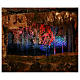 Grotto with stream and animated lights 30x30x20 cm for figures 10-13 cm s2