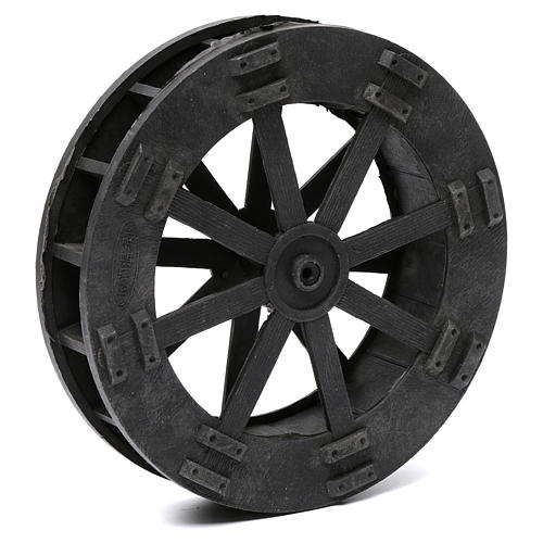 Roda moinho água plástico diâmetro 20 cm 2