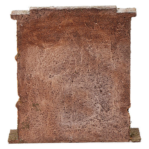 Wall with bricks for Nativity Scene 10 cm 20x20x5 cm 4