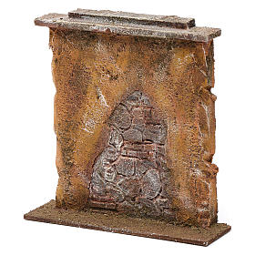 Brick wall 20x20x5 cm for Nativity Scene of 10 cm