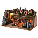 Nativity setting with lights and 8 figurines of 12 cm, 45x80x50 cm s2