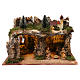 Landscape with lights and Holy Family for Nativity Scene 10 cm 6 pieces 40x60x35 cm s1