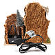 Electrical fountain with pump for Nativity Scene 25x20x20 cm s4