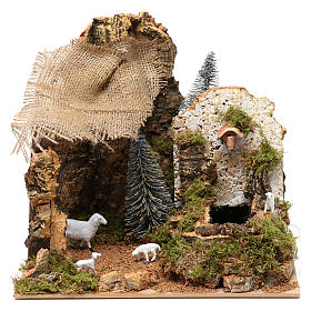 Fontes de Água para Presépio: Fonte eléctrica com bomba para presépio 25x20x20 cm Fontes de Água para Presépio: Fonte eléctrica com bomba para presépio 25x20x20 cm