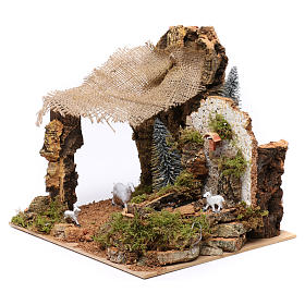 Fontes de Água para Presépio: Fonte eléctrica com bomba para presépio 25x20x20 cm Fontes de Água para Presépio: Fonte eléctrica com bomba para presépio 25x20x20 cm