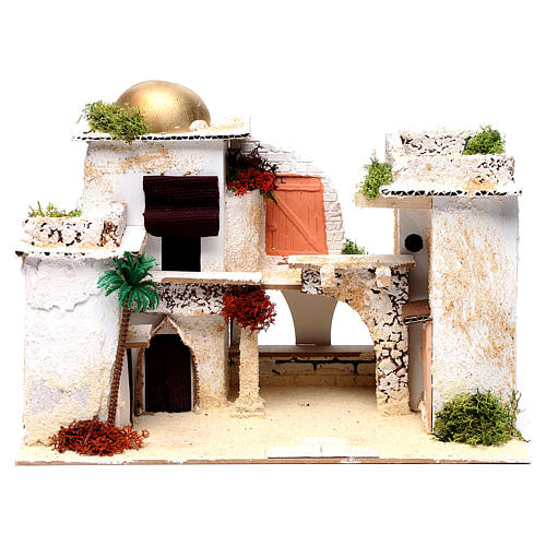 Casa estilo árabe para presépio de Natal 25x35x20 cm 1
