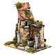 Fountain with Pump and House for Nativity 25X20X15 cm s2