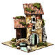 Water mill with geared motor for nativity 30X25X20 cm s2