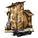 Water mill with geared motor for nativity 30X25X20 cm s4