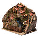 Stream with Pump and Houses for Nativity 20X20X15 cm s3
