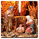 Barn for 15 cm Nativity with Nativity scene and lights, dimension 20X30X20 cm, assorted models s2