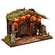 Stable for Nativity Scene with lights, 40X50X30 cm s3