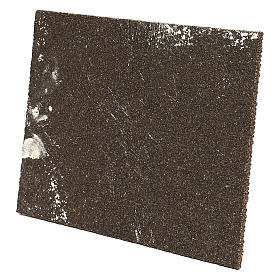 Häuser, Szenen und Geschäfte für Krippe: Römischer Mauer mit Putz 25x35cm