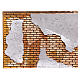 Brick wall for Nativity scene 25x35 cm s3