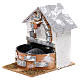 Fountain with small house for Nativity scene 15x10x15 cm s2