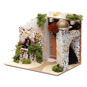 Arabian style hause with fountain 15x20x15 cm