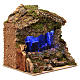 Grotto with Waterfall and lights 25x25x20 cm s3