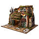 Village with cave for Nativity scene 45x60x50 cm s2