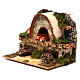 Wood-fired oven for Nativity Scene 10x15x10 cm s2