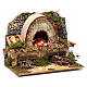 Wood oven for nativity 10x15x10 cm s3