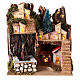 Setting with houses and mill for Nativity Scene 25x20x20 cm s1