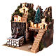 Setting with houses and mill for Nativity Scene 25x20x20 cm s3
