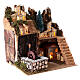 Scenery with Houses and Mill for nativity 25x20x20 cm s4