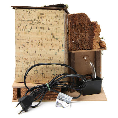 Farmhouse with fountain 25x25x20 cm 4