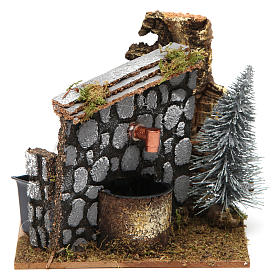 Fountains: Fountain in forest 10x10x10 cm