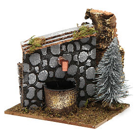 Fountains: Fountain in forest 10x10x10 cm