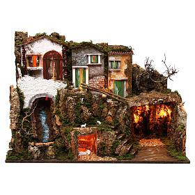 Maisons avec grottes 55x75x40 cm