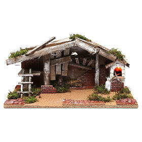 Barn with oven 25x50x25 cm