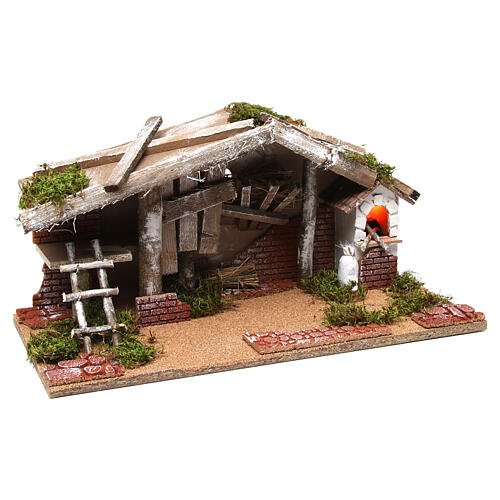 Barn with oven 25x50x25 cm 3
