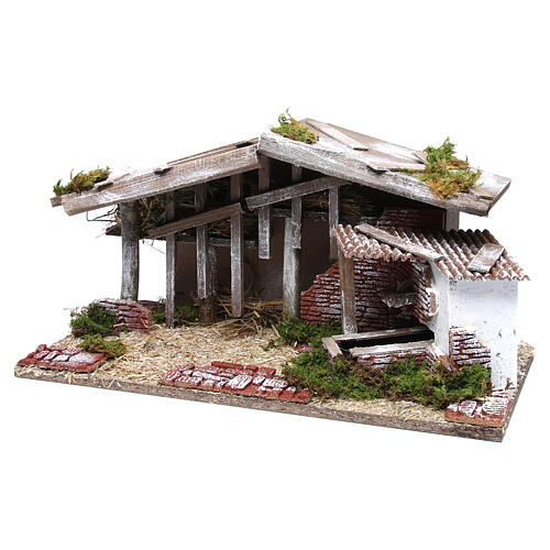 Wooden Stable with Fountain 2