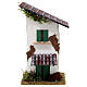 Casa rustica con tettoia 15x10x10 cm s1
