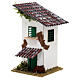 Casa rustica con tettoia 15x10x10 cm s2