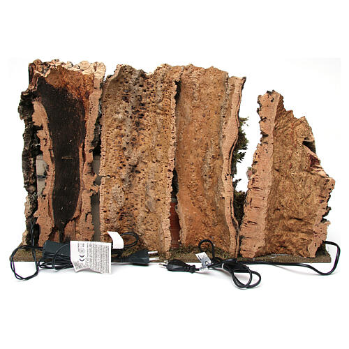 Domki wśród skał, 35x60x40 cm, szopka 8-10 cm 4