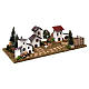 Casas rurales miniatura presépio 20x55x25 cm s3