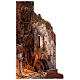 Aldeia com Moinho de Água Presépio de Nápoles figuras 10-12-14 cm; 100,5x80,5x60,7 cm s9