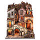 Rustic Town for nativity of 10-12-14 cm from Naples 110x80x60 cm s1