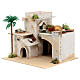 Casa en estilo árabe con palma y porche 20x25x20 cm s3