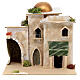 Nativity scene setting, Arab house with dome and doorways 20x25x20 cm s1